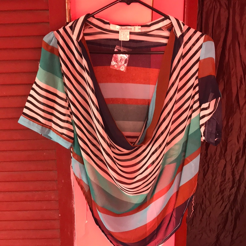 Mesh blouse. Never worn